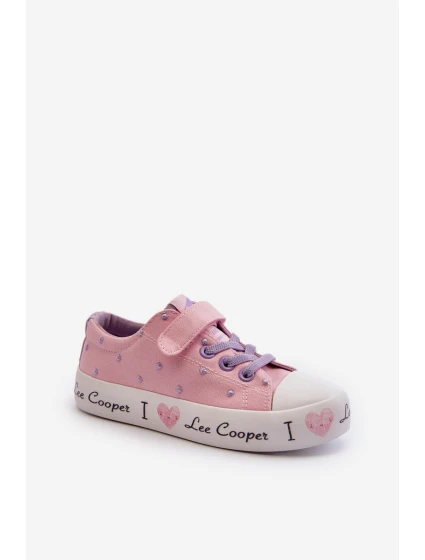 Dětské tenisky model 21654294 Růžové - Lee Cooper Dětské tenisky model 21654294 Růžové - Lee Cooper
