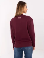 Mikina D10608BC02801A4NO bordó Mikina D10608BC02801A4NO bordó