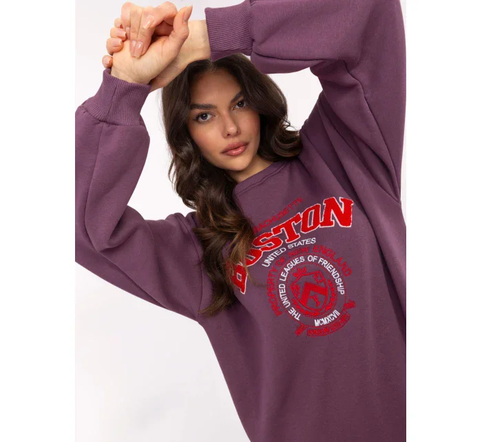 Halenka EM BL 617 15.55P tmavě fialová Halenka EM BL 617 15.55P tmavě fialová