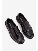 Pánské mokasíny z eko kůže Darvell – černé