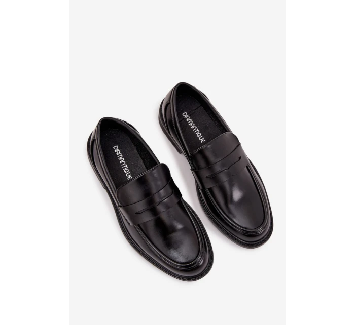 Pánské mokasíny z eko kůže Darvell – černé