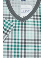 Pánské pyžamo Luna 793 M-2XL kr/r Pánské pyžamo Luna 793 M-2XL kr/r