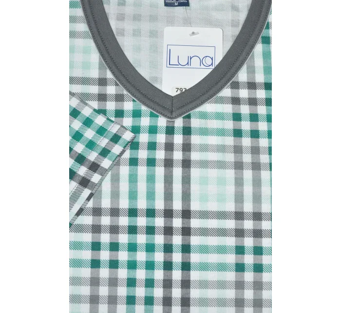 Pánské pyžamo Luna 793 M-2XL kr/r Pánské pyžamo Luna 793 M-2XL kr/r