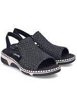 damskie na czarne model 22087025 - Rieker damskie na czarne model 22087025 - Rieker