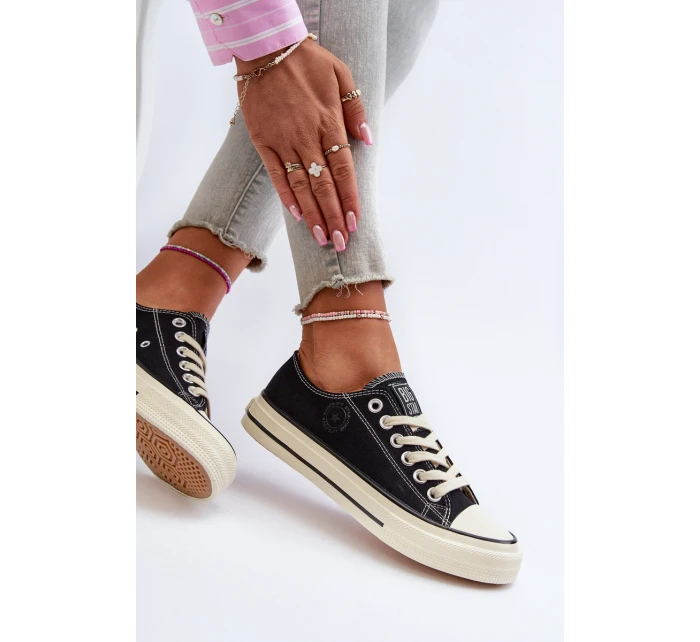 Nízké Dámské Tenisky Big Star model 21654809 Černé - Big Star Shoes