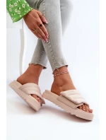 Dámské Žabky Na Platformě Big Star model 21660805 Beige - Big Star Shoes