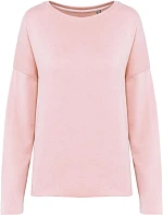 Kariban K 471 Dámská oversize mikina 20.K471 pale pink