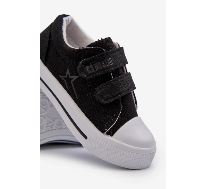 Dětské Tenisky Na Suchý Zip Big Star model 21665993 Černé - Big Star Shoes Dětské Tenisky Na Suchý Zip Big Star model 21665993 Černé - Big Star Shoes