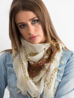 Šátek AT CH ENEC 73.29P světle béžový