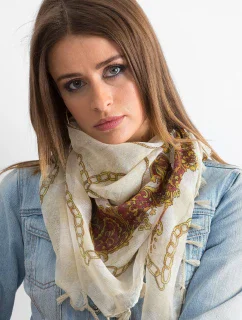 Šátek AT CH ENEC model 14825081 světle béžový - FPrice