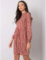 Šaty D50016F30263A tmavě oranžová Šaty D50016F30263A tmavě oranžová