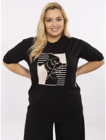 Bluzka RV BZ model 21072632 czarny - FPrice Bluzka RV BZ model 21072632 czarny - FPrice