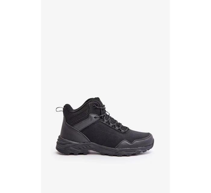 Zateplené Lehká Pánská Trekingová Obuv McBraun Černá Zateplené Lehká Pánská Trekingová Obuv McBraun Černá
