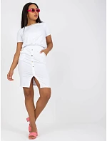Dámské šaty RV SK 7914.68P bílé - FPrice
