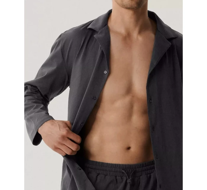 Pyžamo Atlantic BNMP-001 long/r S-2XL pánské pyžamo na zip Pyžamo Atlantic BNMP-001 long/r S-2XL pánské pyžamo na zip