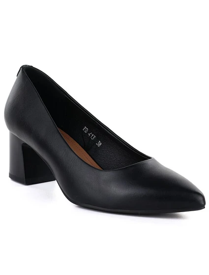 Dámské lodičky na podpatku černé Sergio model 22099499 - LEONE Dámské lodičky na podpatku černé Sergio model 22099499 - LEONE