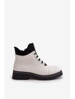 Nízké dámské boty z ekologické kůže béžové Erisabelle Nízké dámské boty z ekologické kůže béžové Erisabelle