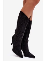 Dámské na kovbojky z eko model 21788069 - Boto Dámské na kovbojky z eko model 21788069 - Boto