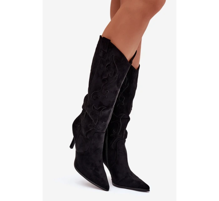 Dámské na kovbojky z eko model 21788069 - Boto Dámské na kovbojky z eko model 21788069 - Boto