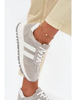 Dámské tenisky z pravé semišové šedé model 22069511 - EVENTO Dámské tenisky z pravé semišové šedé model 22069511 - EVENTO