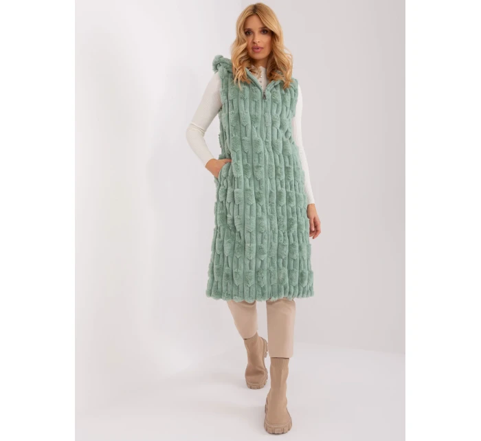 Kamizelka AT KZ pistacjowy model 19367688 - FPrice Kamizelka AT KZ pistacjowy model 19367688 - FPrice