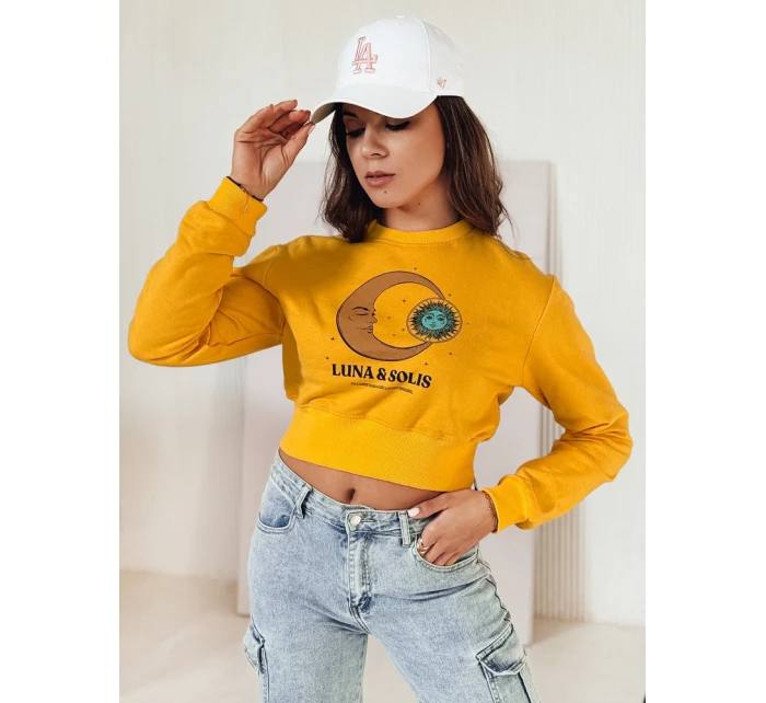Dámský top LUNA žlutý FashionStreet BY1345