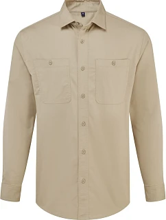 Premier PR 021 Košile s dlouhým rukávem "Utility 2.0" 39.0021 stay khaki