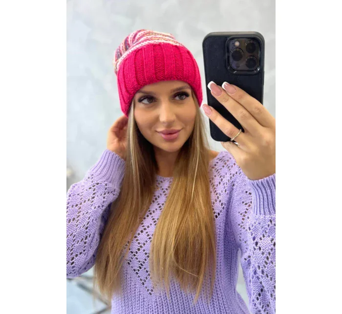 Dámská čepice Feba K330 pink neon Dámská čepice Feba K330 pink neon