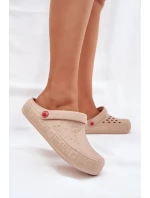 Dámské Lehké Pantofle Big Star II275008 Béžové Dámské Lehké Pantofle Big Star II275008 Béžové