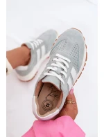 Dámské tenisky z přírodního semiše mátové Marceline Dámské tenisky z přírodního semiše mátové Marceline