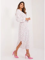 LK SK 509318 šaty.74 bílá a růžová