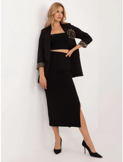 Sukně MI SD model 20546687 černá - FPrice Sukně MI SD model 20546687 černá - FPrice