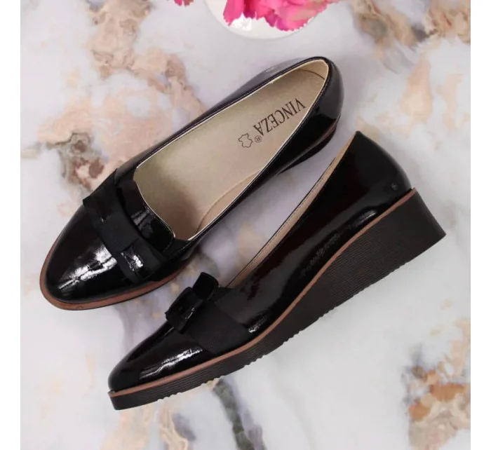 Dámské polobotky W JAN71 Černá - VINCEZA