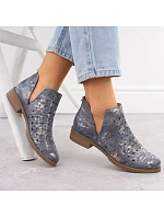 Dámské boty W SA62-102 SAN12D modré - M.Daszynski Dámské boty W SA62-102 SAN12D modré - M.Daszynski