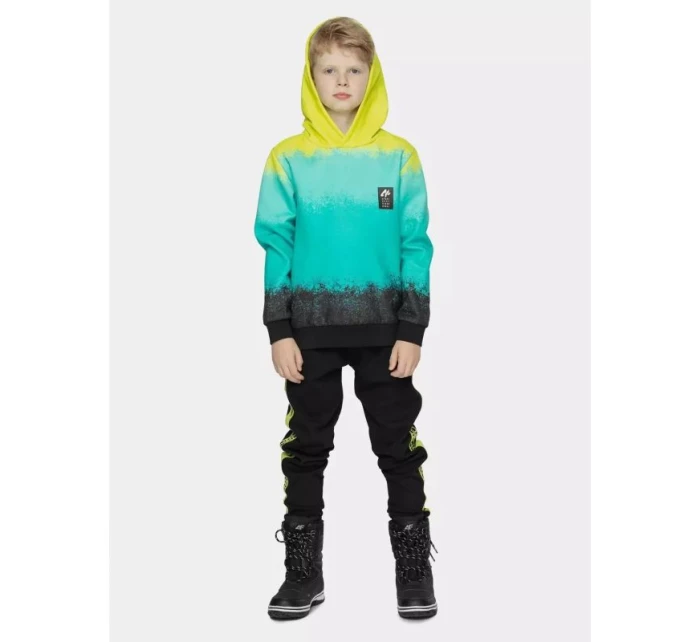 Chlapecká bavlněná mikina s kapucí 4F 4FJWSS25TSWSM2339-90A Chlapecká bavlněná mikina s kapucí 4F 4FJWSS25TSWSM2339-90A