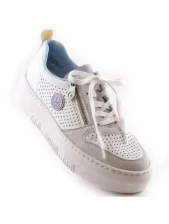 Pohodlné polobotky W model 19373070 white - Rieker
