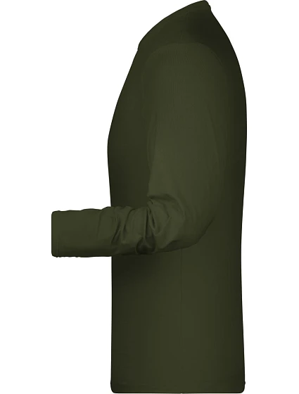 JN 56 Elastické tričko s dlouhým rukávem model 22528871 olive - Daiber JN 56 Elastické tričko s dlouhým rukávem model 22528871 olive - Daiber