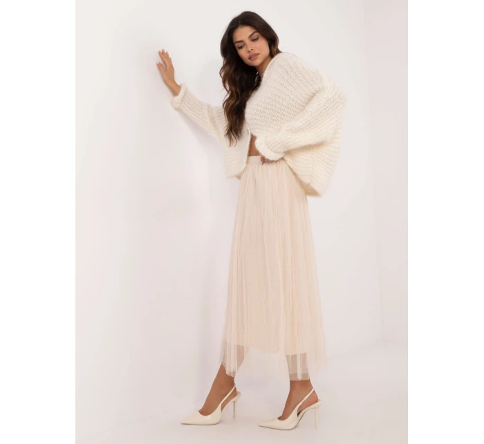 Sukně TW SD BI model 21817450 béžová - FPrice Sukně TW SD BI model 21817450 béžová - FPrice