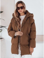 Dámská prošívaná bunda LETLIS camel FashionStreet TY3245 Dámská prošívaná bunda LETLIS camel FashionStreet TY3245