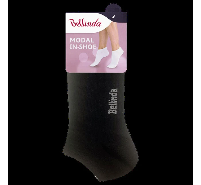 Dámské ponožky z modalu MODAL IN-SHOE SOCKS - BELLINDA - černá