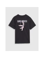 Dívčí tričko oversize s potiskem 4F FJRSS25TTSHF2646-20S Dívčí tričko oversize s potiskem 4F FJRSS25TTSHF2646-20S