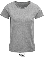SOL'S Crusader Women Dámské tričko z bio bavlny 25.3581 grey melange SOL'S Crusader Women Dámské tričko z bio bavlny 25.3581 grey melange
