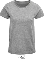 SOL'S Crusader Women Dámské tričko z bio bavlny 25.3581 grey melange