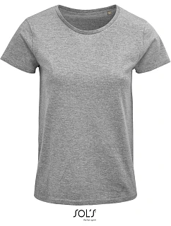 SOL'S Crusader Women Dámské tričko z bio bavlny 25.3581 grey melange