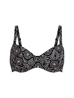 Style Sibel Top Bikini - horní díl 8447-1 černo/zlatá - Anita Classix