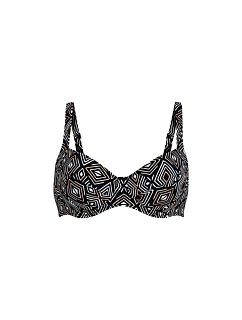 Style Sibel Top Bikini - horní díl 8447-1 černo/zlatá - Anita Classix