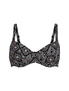 Style Sibel Top Bikini - horní díl 8447-1 černo/zlatá - Anita Classix