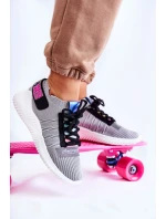 Dámská sportovní obuv nazouvací šedá Klayra Dámská sportovní obuv nazouvací šedá Klayra