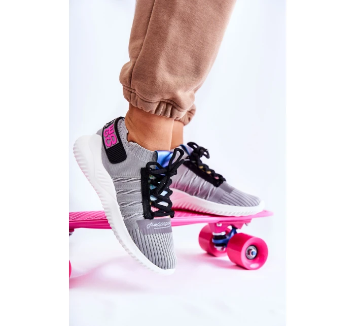 Dámská sportovní obuv nazouvací šedá Klayra Dámská sportovní obuv nazouvací šedá Klayra