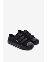 Dětské tenisky na suchý zip Big Star model 22069682 Černé - Big Star Shoes Dětské tenisky na suchý zip Big Star model 22069682 Černé - Big Star Shoes